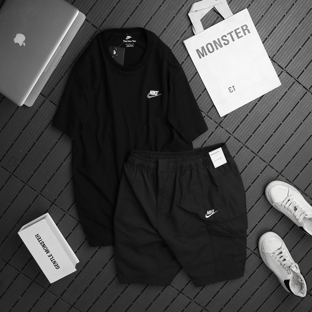 NIKE - Áo thun thể thao Nike Sportswear Men's Club T-Shirt - Đen