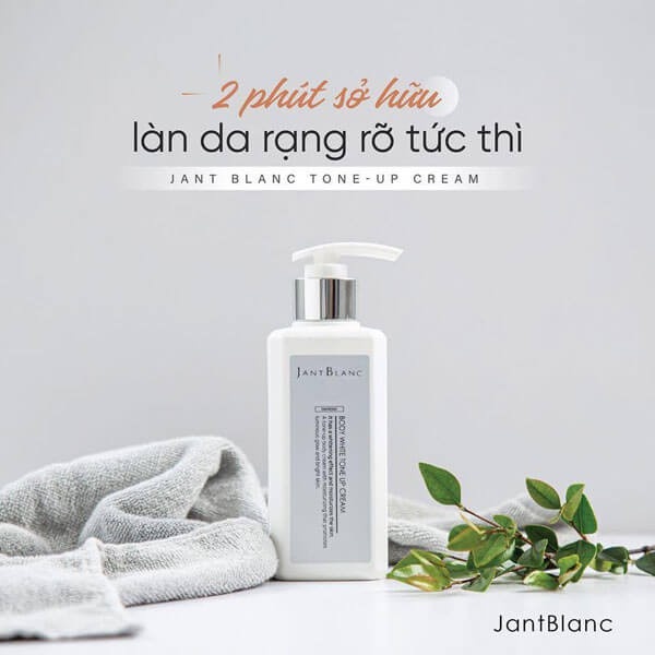 Kem Dưỡng Thể Trắng Da Kim Cương Jant Blanc Body White Tone Up Crea Hãng Hm Hàn Quốc Chínhàng Hiệu