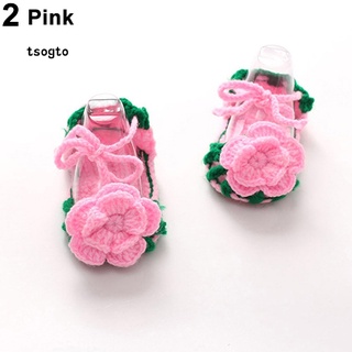 Giày Cotton Đan Len Dễ Thương Cho Bé Gái Sơ Sinh