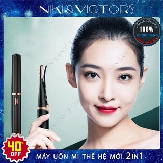 Máy Uốn Lông Mi Thế Hệ Mới Cong Bằng Nhiệt Sạc USB Dụng Cụ Làm Cong Mi Chải Mi Bằng Nhiệt Kẹp Cong Mi Nhiệt