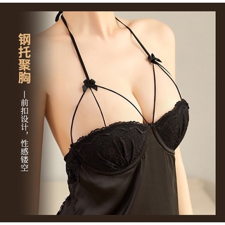 ( Có Đệm Ngực ) Váy Ngủ Hai Dây Lụa ST03 cao cấp