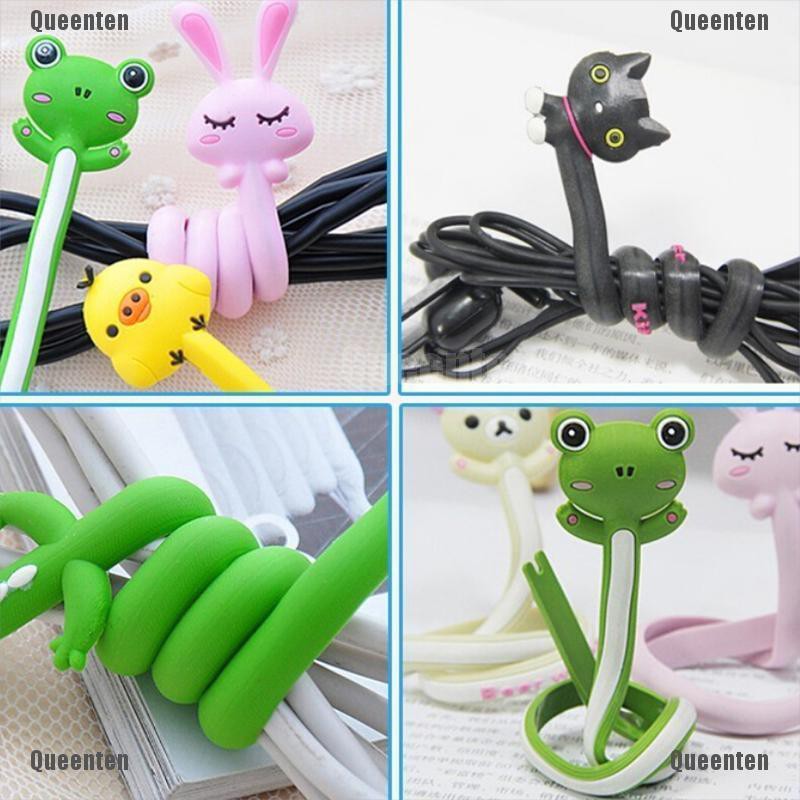 Dụng cụ quấn dây cáp gọn gàng hình động vật dễ thương