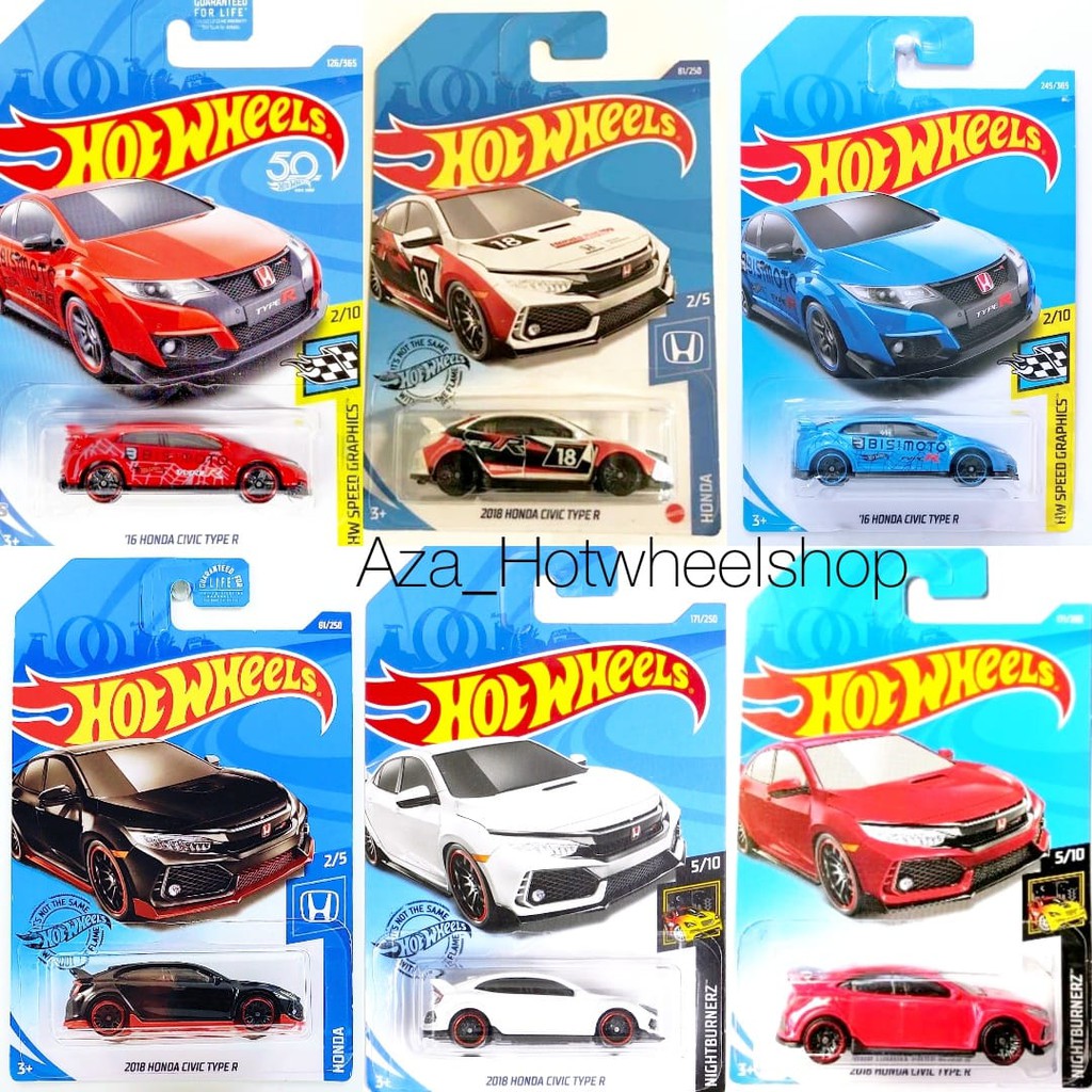 Hot Wheels Mô Hình Xe Hơi Honda Civic Type R Bisimoto Hw 16 2018