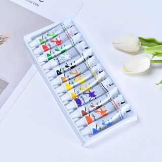 Bộ 12 Màu Vẽ Sơn Acrylic