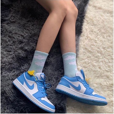 Tất Vớ cổ cao bằng cotton in họa tiết cầu vồng thời trang Hàn Quốc cho cả nam và nữ