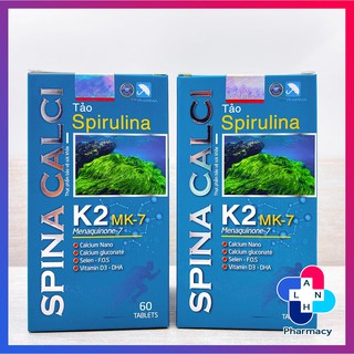 SPINA CALCI - Viên uống bổ sung canxi và tảo spirulina.
