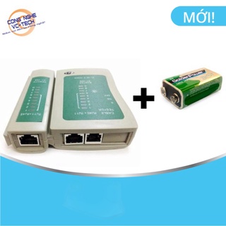 Hộp test mạng rj45 và rj11 + pin