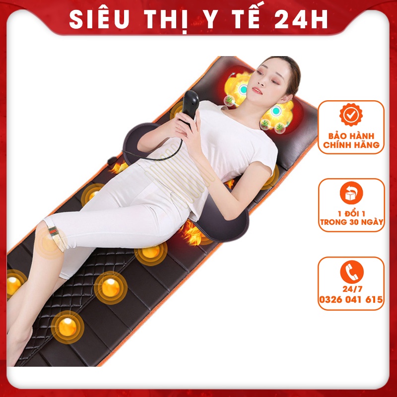 Đệm Massage Toàn Thân, Nệm Mát Xa Toàn Thân OSAKA Nhật Bản Chính Hãng Cao Cấp - Massage Nhiều Tư Thế, Dễ Dàng Gấp Gọn