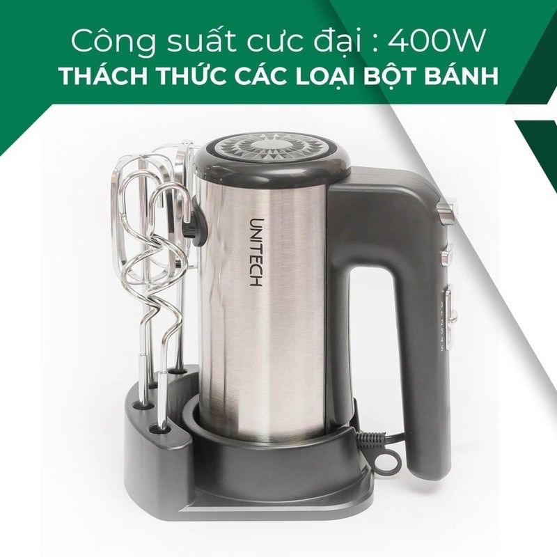 Máy đánh trứng Unitech Đen 400w
