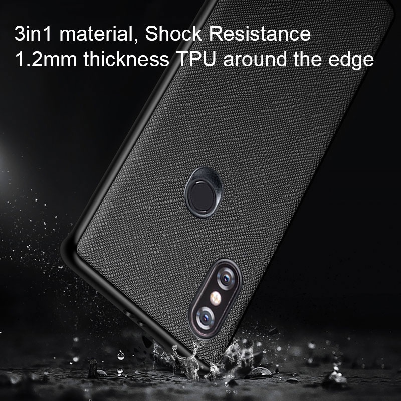 Ốp Điện Thoại Da Viền TPU Chất Lượng Cao Cho Xiaomi Mi Mix 2s 3 4 Max 3