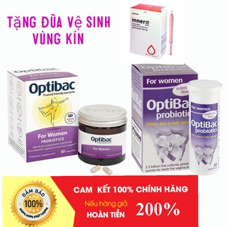  Men vi sinh Optibac tím  Optibac For Women  chuẩn nội địa UK 