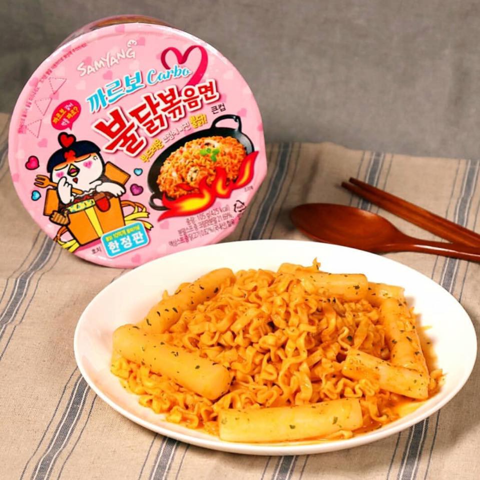 MÌ HỒNG SAMYANG vị Carbonara - Hàn Quốc.