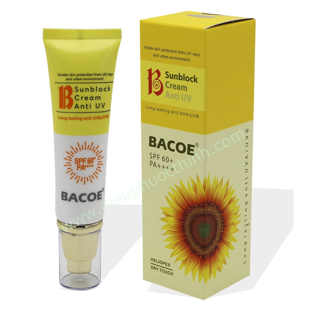 Kem chống nắng BACOE - SPF 60+