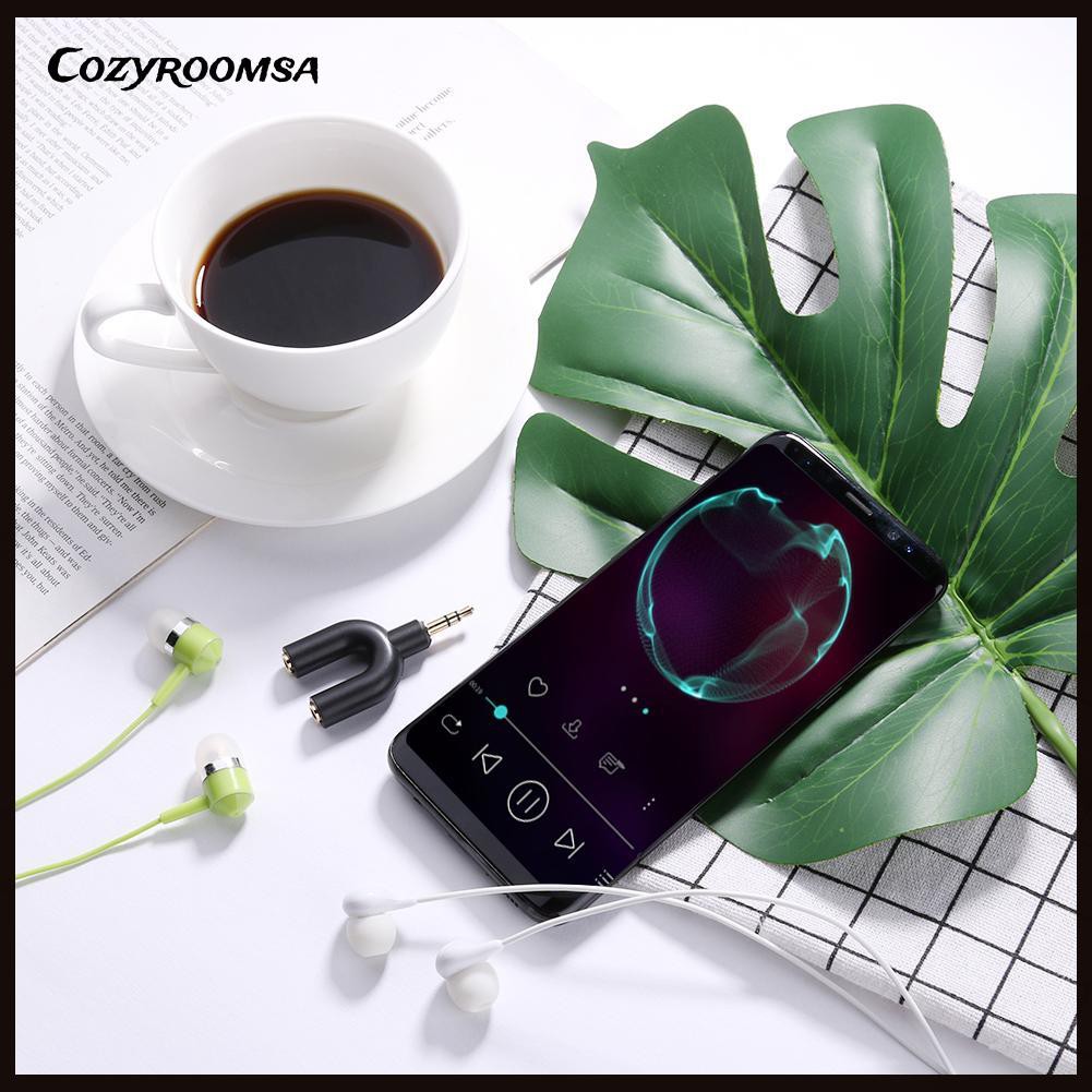 Bộ Chia Tai Nghe 1 Đầu Dương Sang 2 Đầu Âm 3.5mm Tiện Dụng