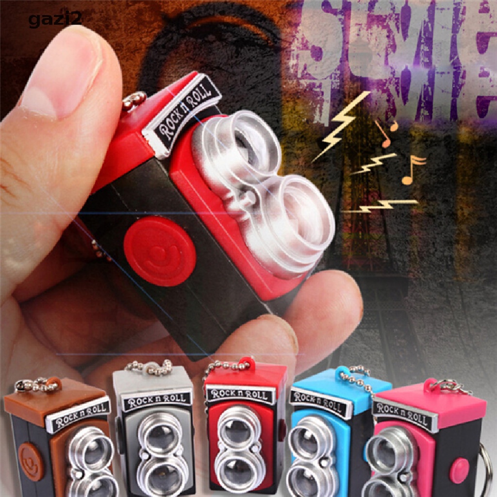 Móc khóa hình máy ảnh kỹ thuật số mini có đèn LED Agazi2
 | BigBuy360 - bigbuy360.vn