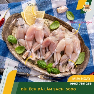 Đùi Ếch Làm Sạch Khay 500gam Hút Chân Không