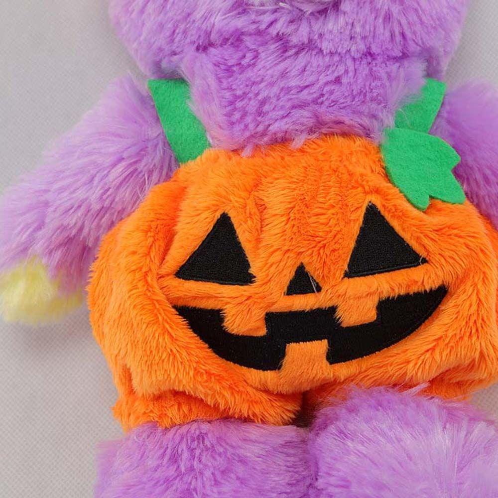 Đồ chơi nhồi bông Hình Quả Bí Ngô / Gấu / Mèo / Bí Ngô Màu Đen Trang Trí Tiệc Halloween