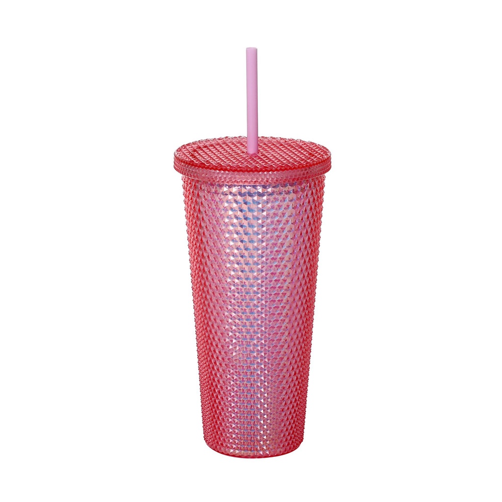 Ly uống nước kim cương SB, Ly giữ nhiệt họa tiết đan lưới dung tích 710ml