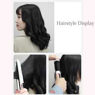 Máy ép duỗi tóc, là tóc, uốn xoăn tóc Hàn Quốc Koremi cao cấp [2 in 1]