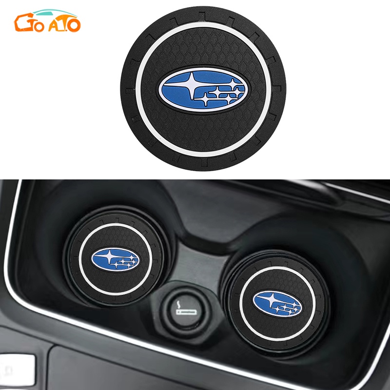 GTIOATO Miếng Lót Cốc Xe Ô Tô Lót Ly Xe Ô Tô Chống Trượt Miếng Lót Ly Xe Ô Tô Trang Trí NộI ThấT Ô Tô Cho Subaru Forester Outback XV Impreza WRX STI Levorg BRZ