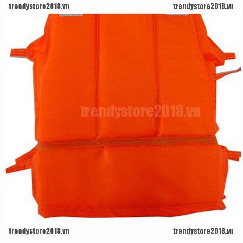 1 Áo Phao Bơi Cứu Hộ Màu Cam + Áo Phao Cứu Hộ Hữu Ích Dành Cho Người Lớn
