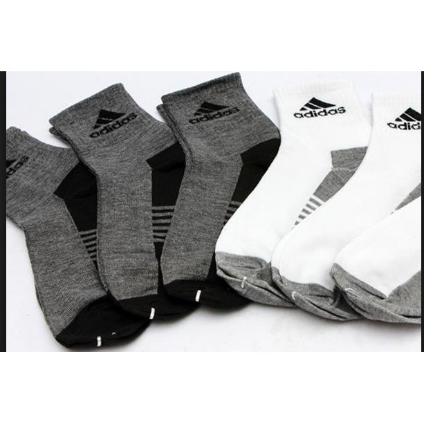 Tất Vớ Nam Nữ Cổ Lửng qua mắt cá adidas cotton thấm hút mồ hôi TN2