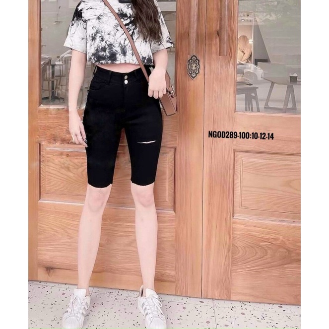 Bigsize QUẦN NGỐ 2 KHUY LƯNG CAO SKINNY