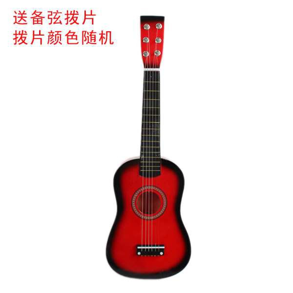 Guitar màu đen loại nhỏ 23 inch bằng gỗ chất lượng cao