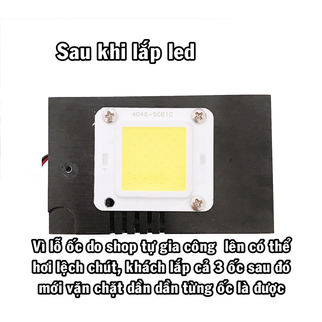 Combo bộ tản nhiệt cho led siêu sáng 3.7-4.2V 20W  mà shop đang bán