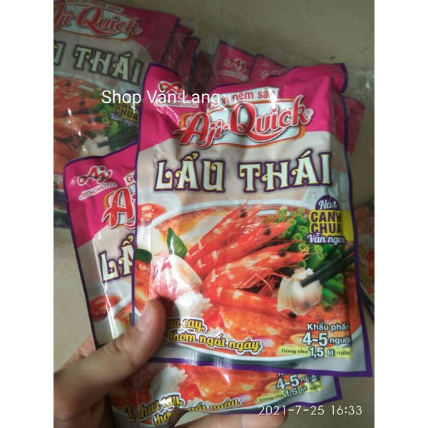 Gia vị lẩu thái Aji Quick chua cay gói 50g