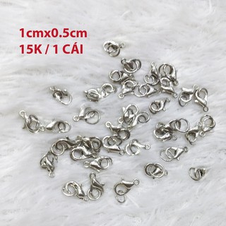 Móc khóa kim loại không gỉ dùng làm trang sức vòng tay dây chuyền