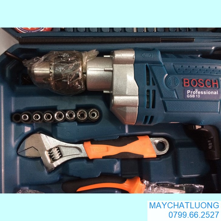 BỘ MÁY KHOAN  BOSCH 1700W - RẤT MẠNH _ ĐÂY ĐỦ ĐỒ NGHỀ