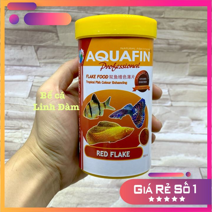 Thức Ăn Dạng Lá AQUAFIN 500ml ( Dành cho cá thủy sinh )