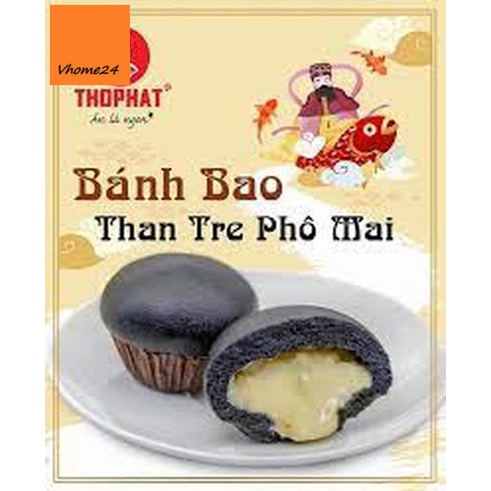 Bánh bao Thọ Phát HOÀNG KIM nhân kim sa & THAN TRE pho mai