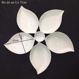 Bộ đĩa sứ Bát Tràng