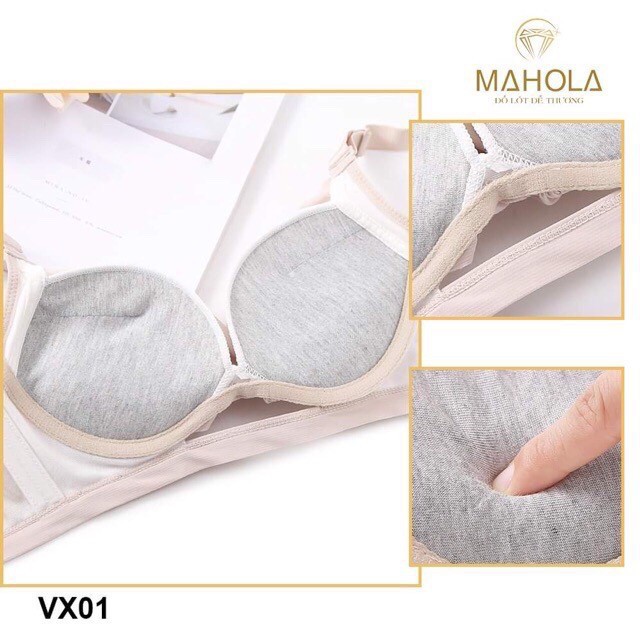 Áo Lót Xoắn Đệm Dày Tạo Khe Không Gọng Cao Cấp 817