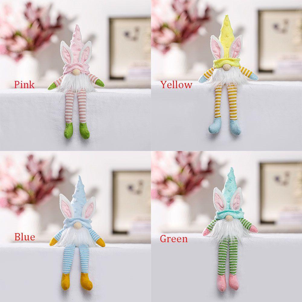 WTTLE Búp Bê Hình Thỏ Phục Sinh Có Đèn Dễ Thương Dùng Để Trang Trí