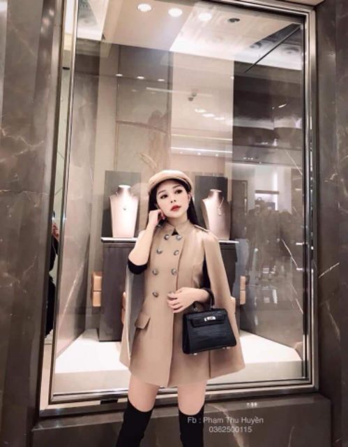 Áo dạ Cape hot hit | BigBuy360 - bigbuy360.vn