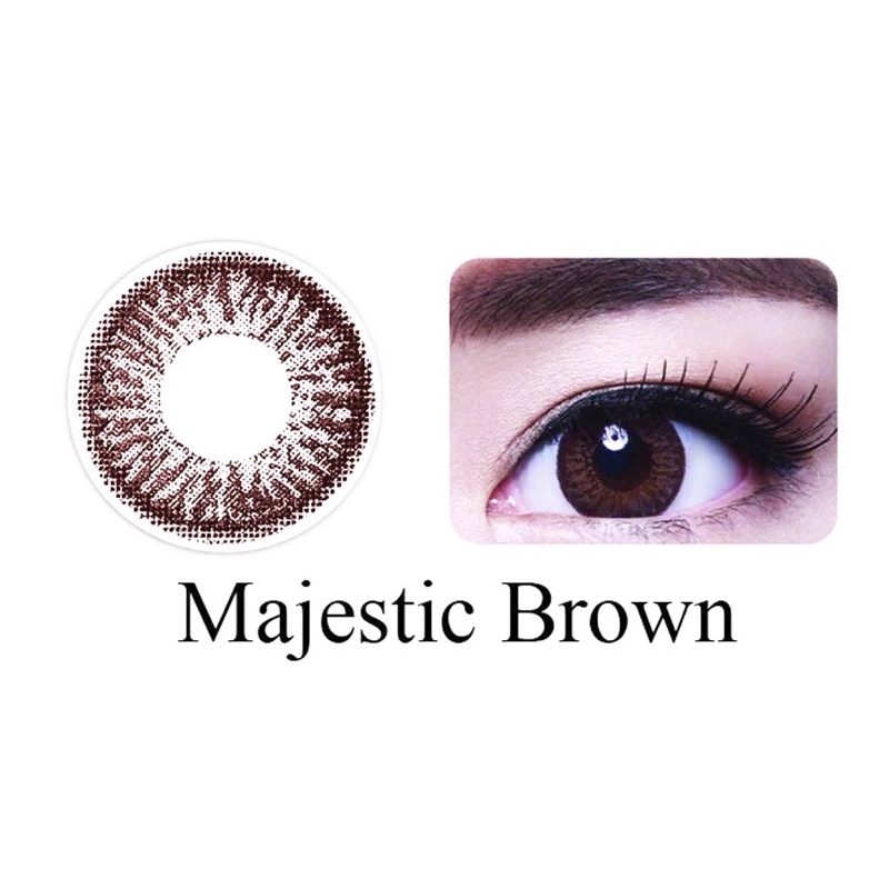 Tặng ngâm (8.6/14.2) Kính lens màu 3 tháng cận (0&gt;9) FRESHKON Winsome, Majestic Brown, Magnetic Grey, Mystical Black