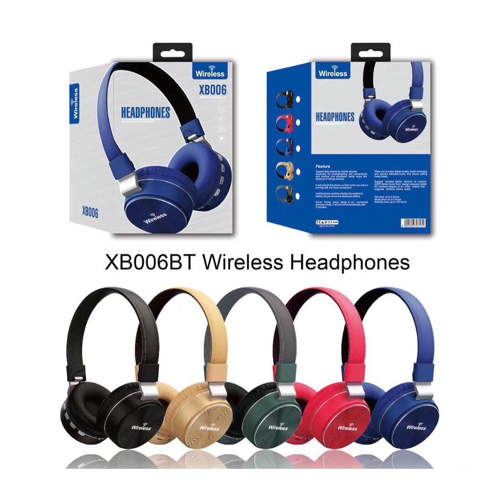 TAI NGHE BLUETOOTH WIRELESS XB006BT
