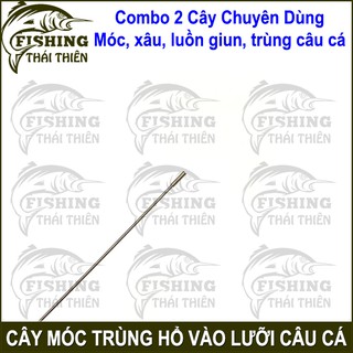 Combo 2 Cây Móc Trùng Giun Vào Lưỡi Câu Cá