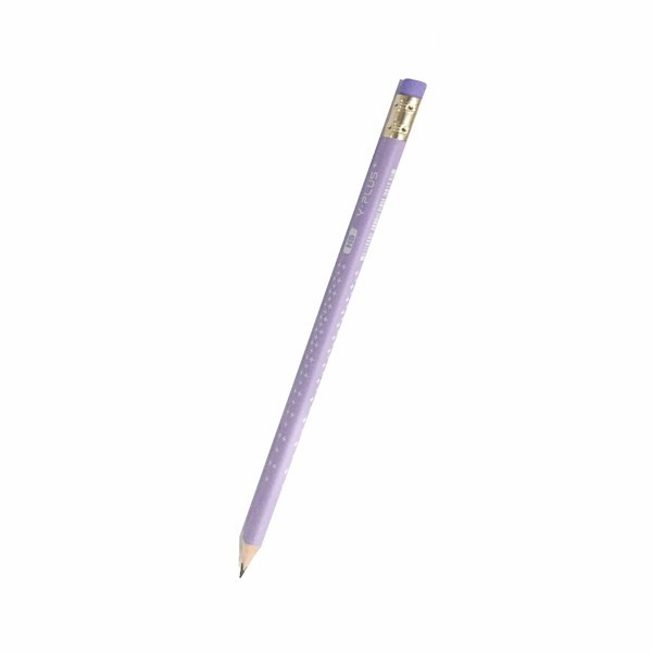 Hộp 12 bút chì gỗ màu pastel có tẩy HB - STAR PASTEL Y PLUS