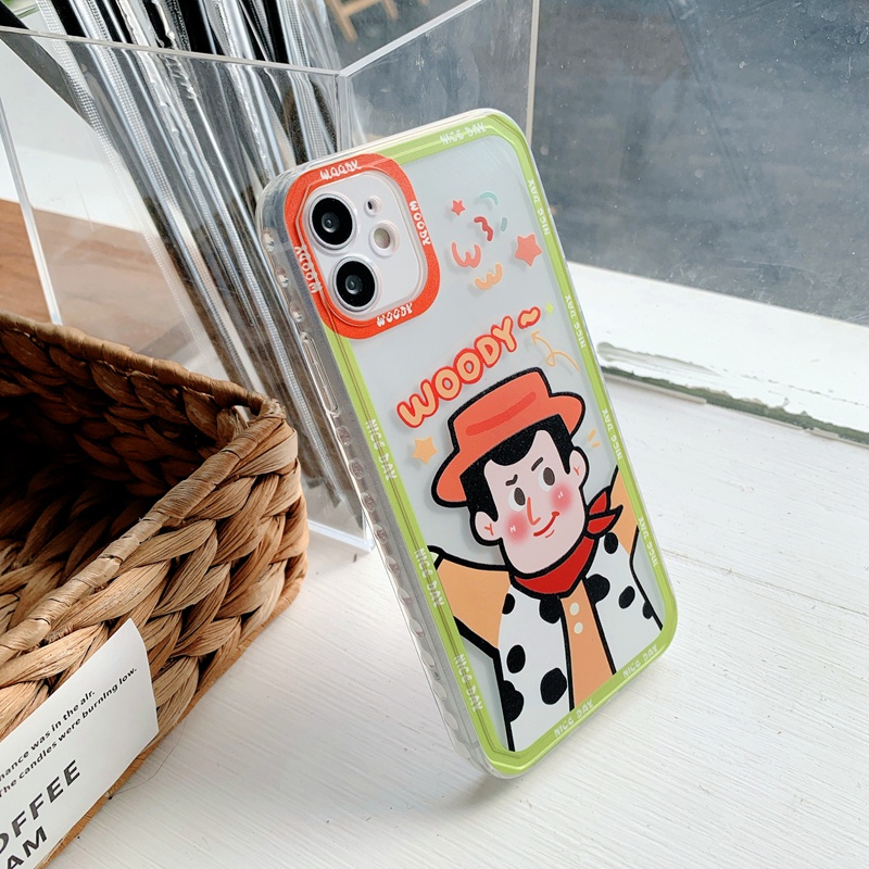 Ốp điện thoại mềm chống sốc in hình Buzz Lightyear dễ thương cho iPhone 13 11 12 Pro XS Max X XR 7 8 Plus