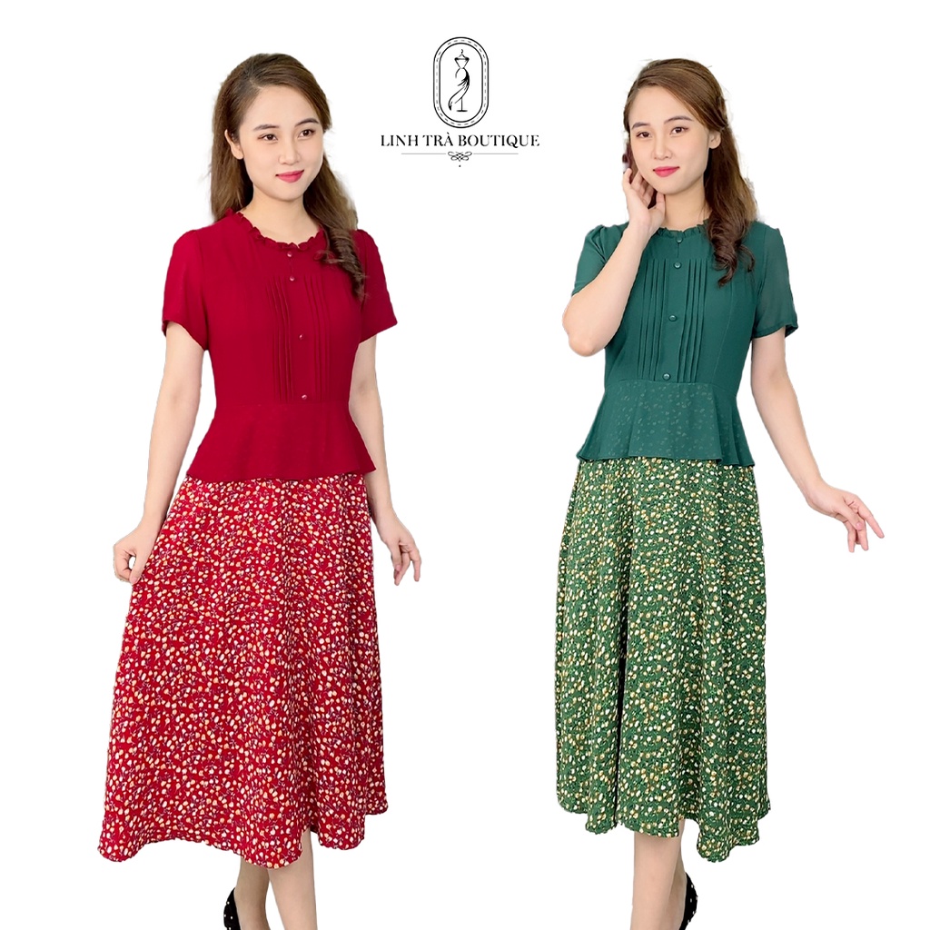 (TM 485) Cao Cấp Vải Voan Chiffon Bigsize Thoải Mái Quý Phái Đa Dụng Cho Tuổi Trung N