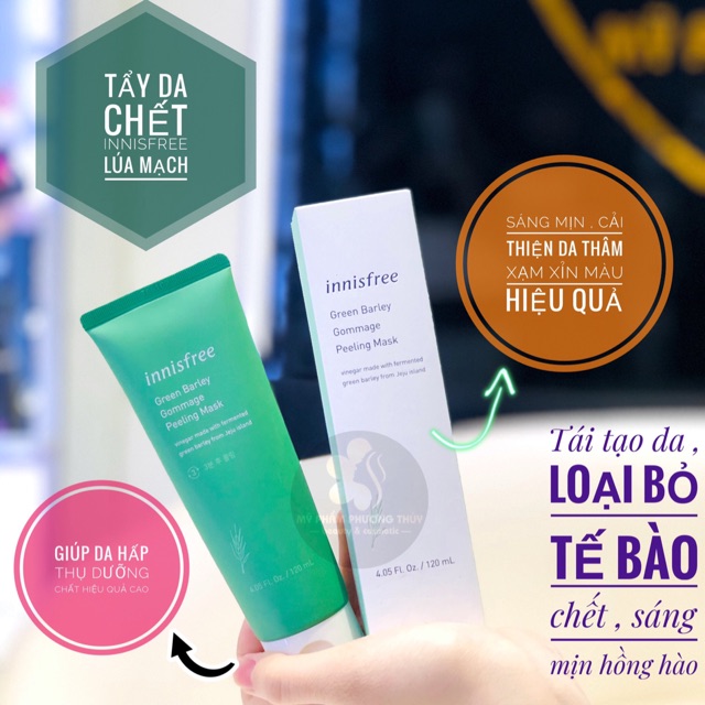 Tẩy tế bào chết innisfree lúa mạch