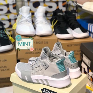 ( Video cận cảnh ) Giày Sneaker EQT 2018 Xám Xanh