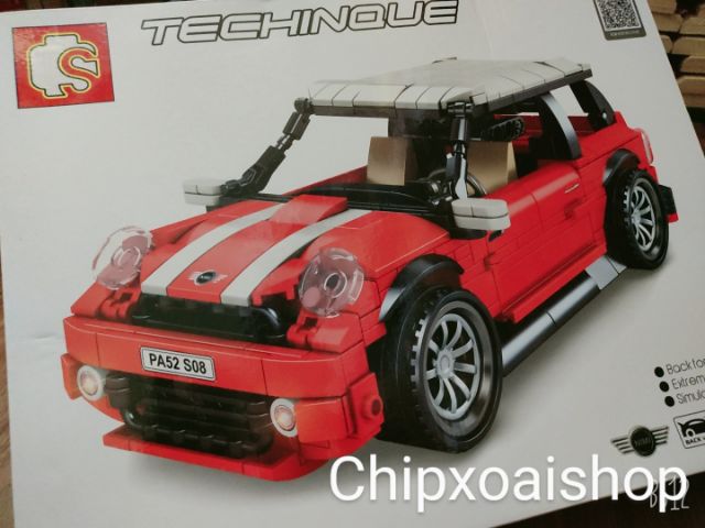 Lego Ghép Hình Siêu Xe Mini Cooper 557 Chi Tiết