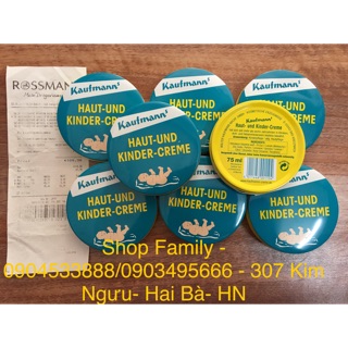 Kem chống hăm Kaufmann haut und Kinder Creme 75ml- Xách tay Đức