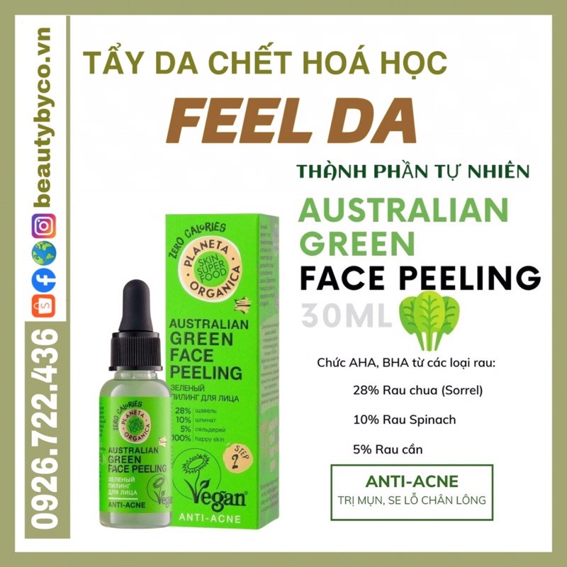 Tẩy da chết hoá học Planeta organica | BigBuy360 - bigbuy360.vn