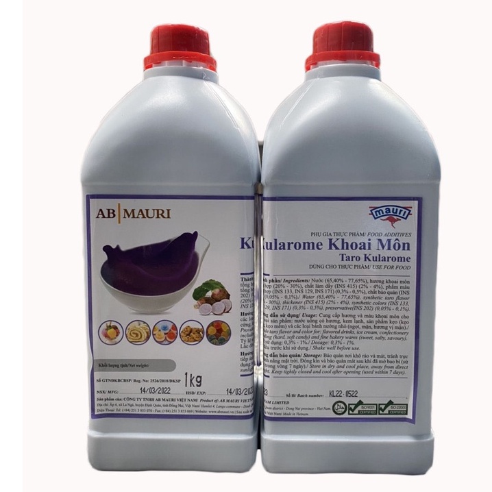 Hương và màu/Kularome / Tinh  Khoai Môn Tự Nhiên Mauri 100g